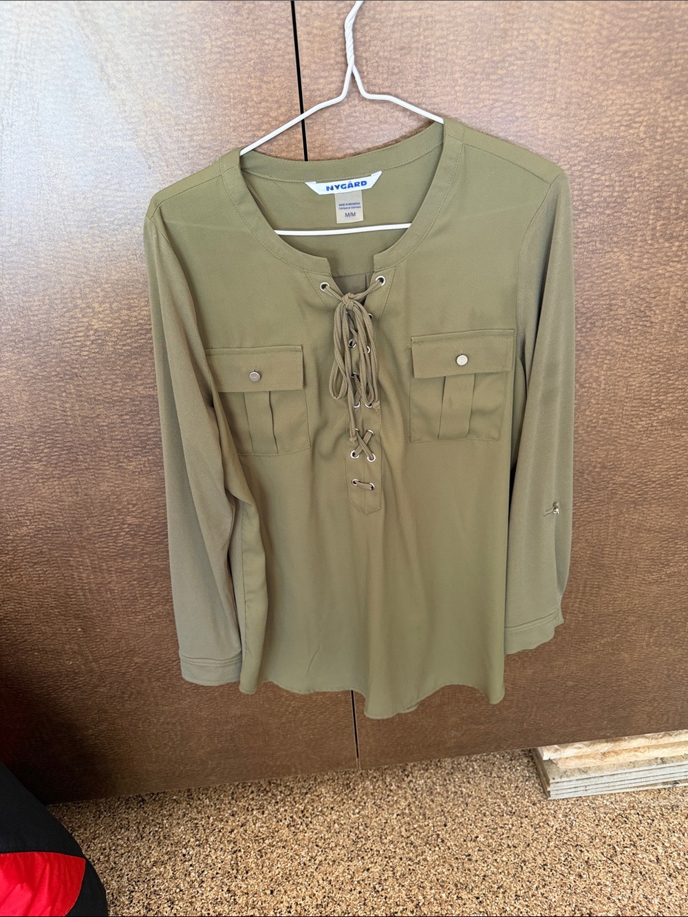 Sage green Nygard top